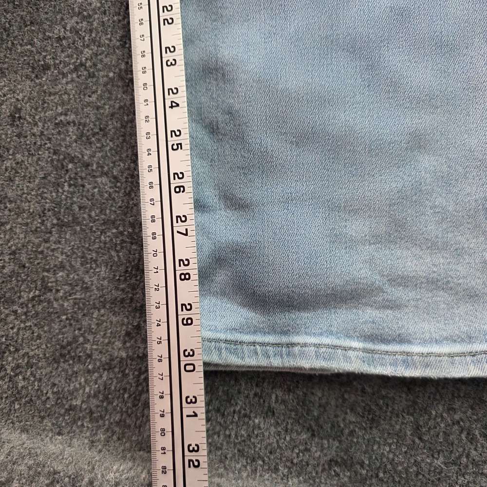 Judy Blue Retro Wide Fit Jeans Light Wash High Rise Stretch Denim 15/32 Womens - Picture 12 of 12